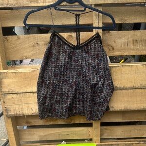 Jessica Simpson Black and Red Knit Top